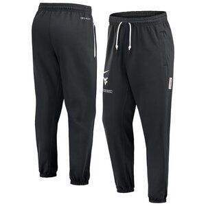 Men's Nike X-LARGE West Virginia Mountaineers Basketball Travel Fleece Pant 446